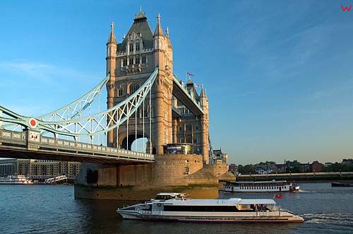 Londyn. Most Tower Bridge.